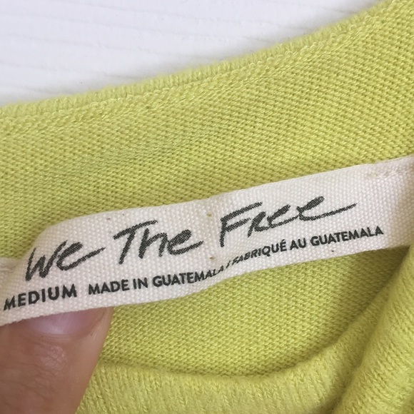 Free People Neon Slouch Shirt/sweater - Picture 2 of 5